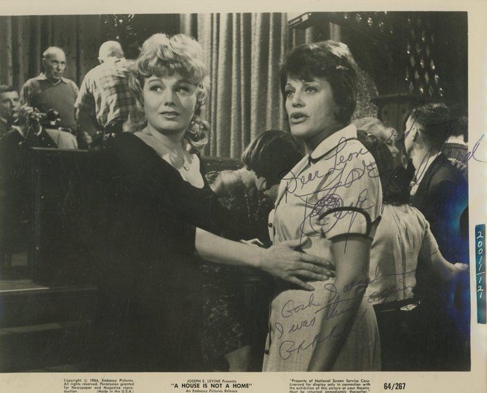 Lot 470: A House Is Not Home Kaye Ballard signed movie photo