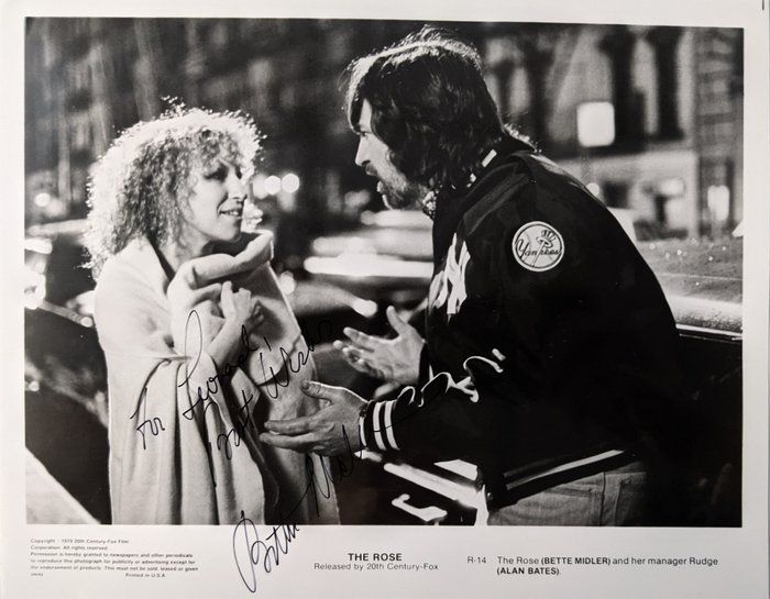 Lot 474: The Rose signed photo