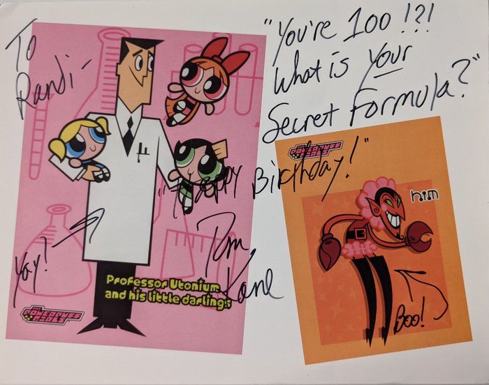 Lot 483: The Powerpuff Girls signed photo