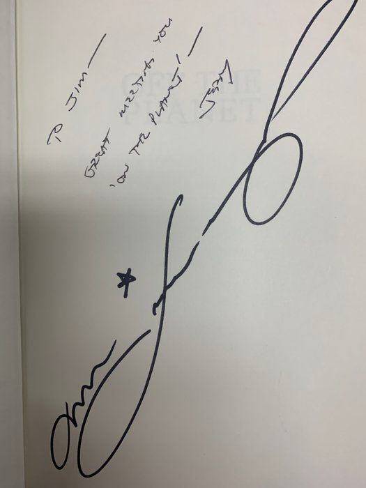 Lot 511: Off The Planet signed book