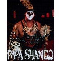 Lot 518: WWE WWF Wrestler Papa Shango Signed Photo