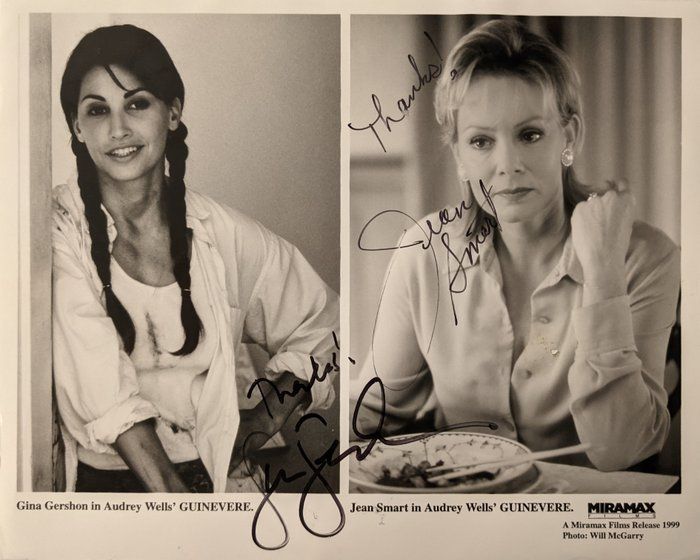 Lot 528: Guinevere signed movie photo