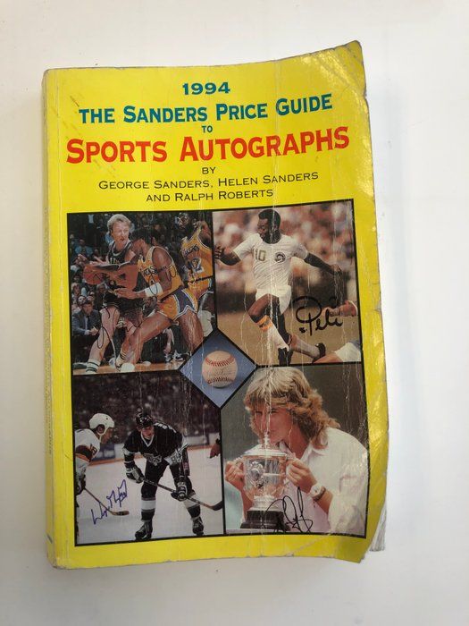 Lot 542: 1994 Sanders guide to price autographs signed book