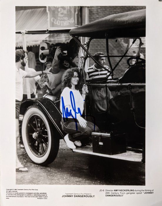 Lot 554: Johnny Dangerously Amy Heckerling signed photo