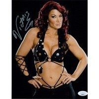Lot 580: WWE WWF Diva Victoria Signed Photo