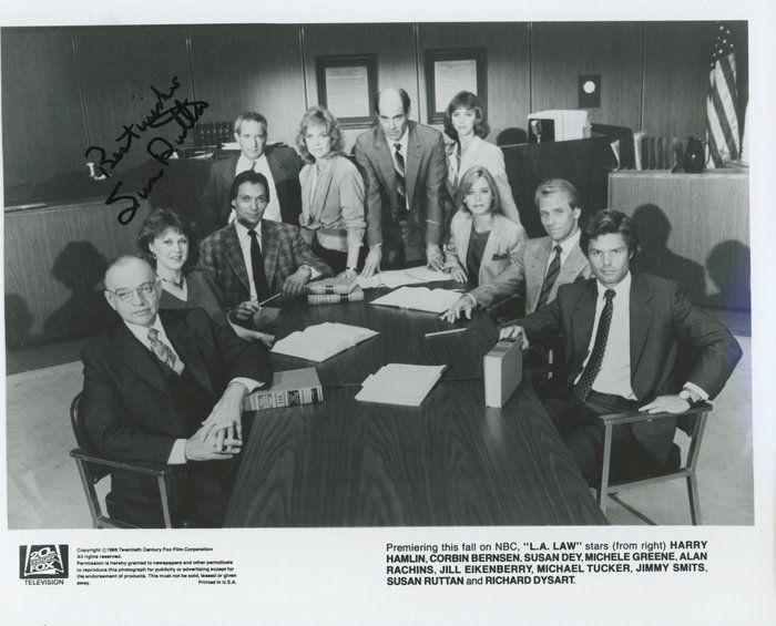 Lot 594: L.A. Law signed photo