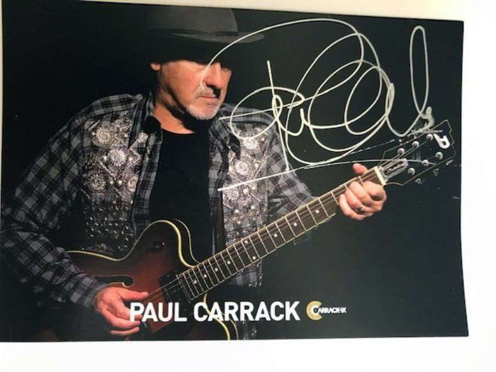 Lot 597: Mike and The Mechanics Paul Carrack signed photo