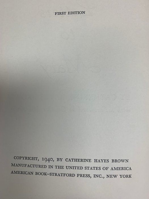 Lot 605: Letters To Mary first edition book