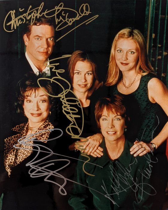 Lot 621: Family Law cast signed photo