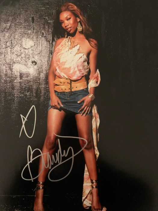 Lot 630: Brandy signed photo