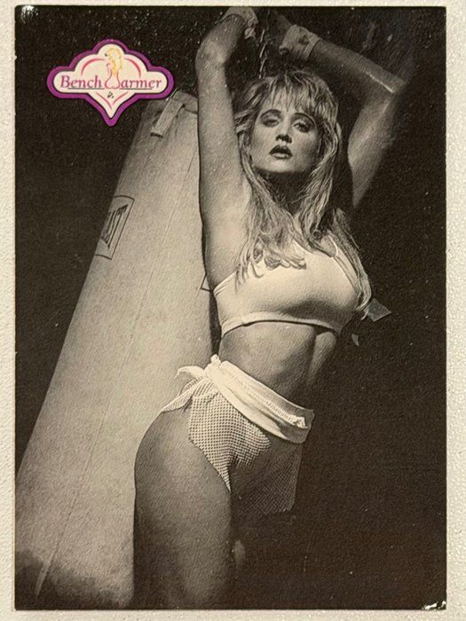 Lot 632: Julie Kruis Bench Warmer Swimsuit Models 1992 Collector Card.