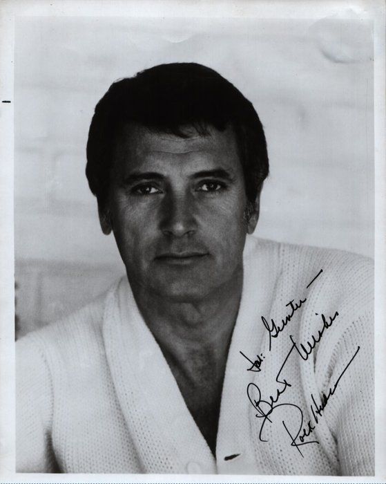 Lot 637: Giant Rock Hudson signed photo