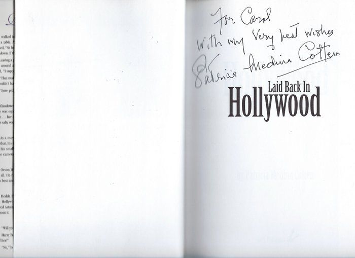 Lot 641: Patricia Medina Cotten signed book