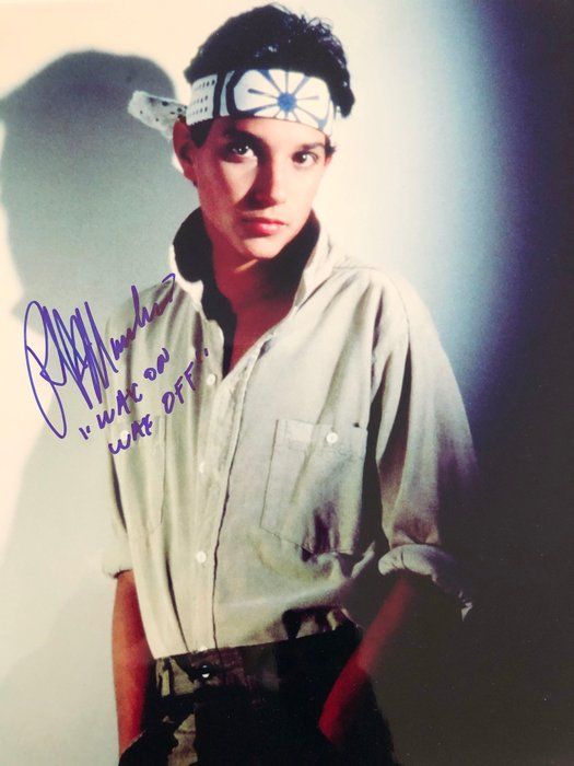 Lot 652: The Karate Kid Ralph Macchio signed photo. GFA Authenticated