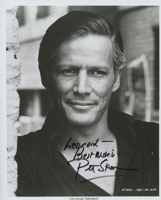Lot 676: Rich Man, Poor Man Peter Strauss signed photo