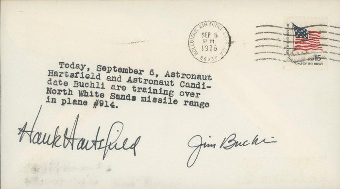Lot 689: Hartsfield and Buchli signed cover