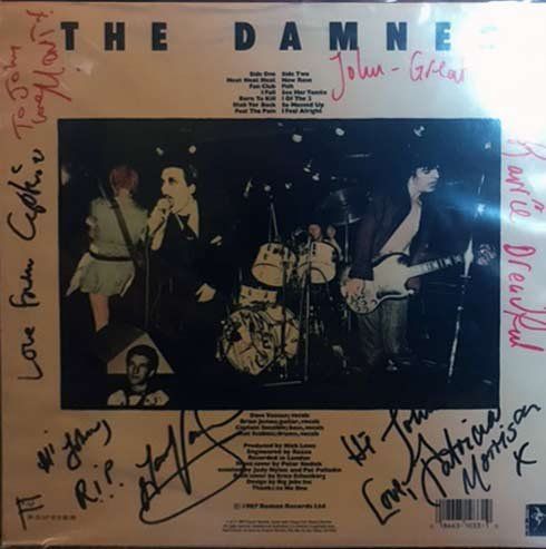 Lot 690: The Damned signed album