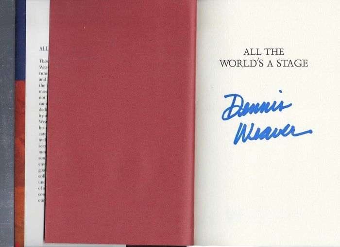 Lot 708: Touch Of Evil Dennis Weaver signed book