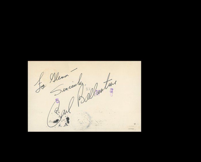 Lot 714: Mchales Navy Carl Ballantine signature cut