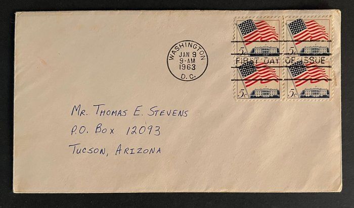 Lot 17: Flag Stamp First Day Cover