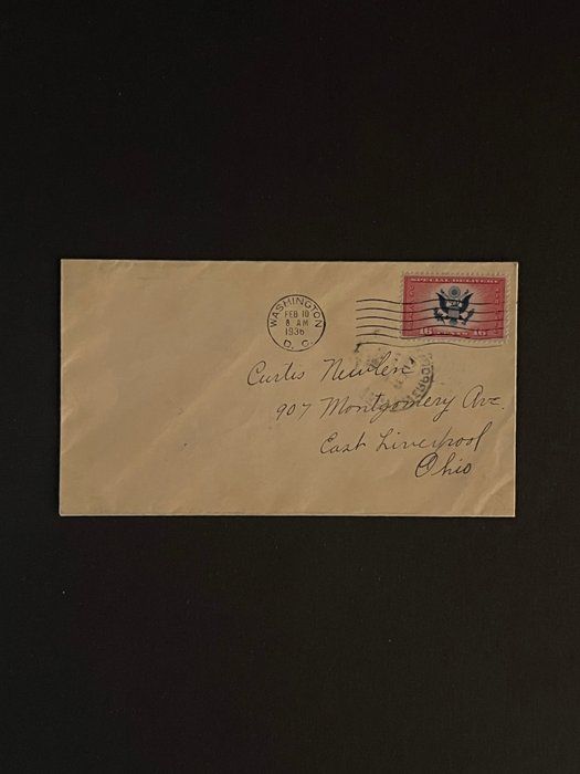 Lot 46: 1936 Washinton DC First Day Cover