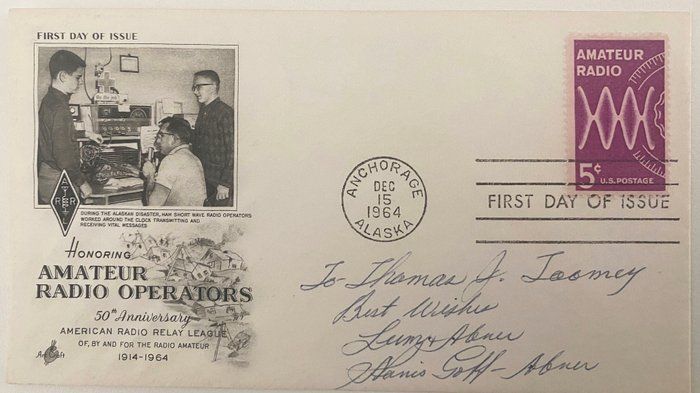 Lot 54: Lum and Abner Norris Goff signed 1964 first day cover