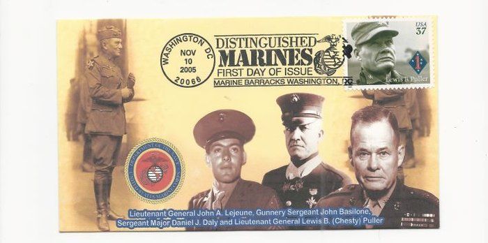 Lot 59: Distinguished Marines FDC