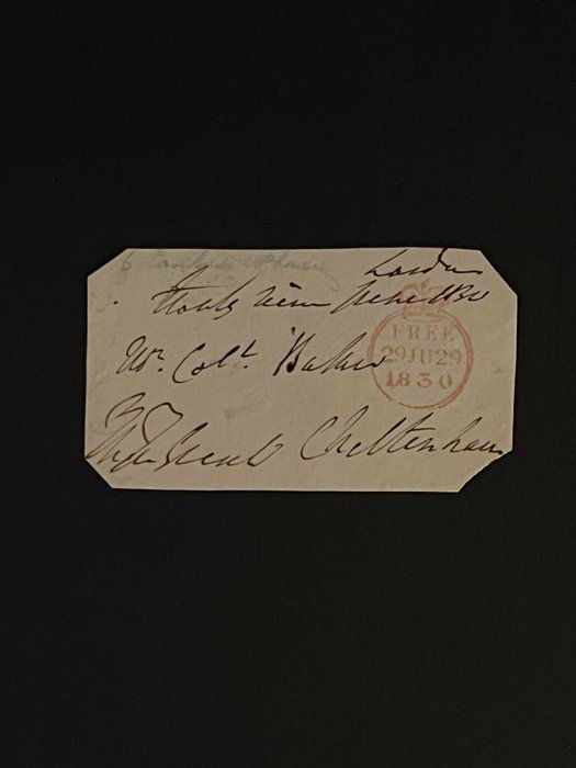 Lot 65: 1830 Stamped Note