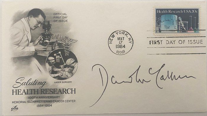 Lot 69: Actor and Musician David McCallum signed first day cover