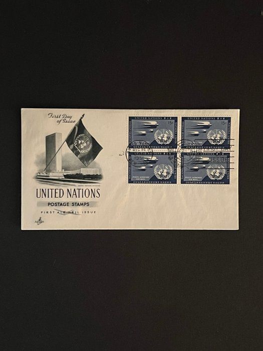 Lot 74: 1951 United Nations New York First Day Cover