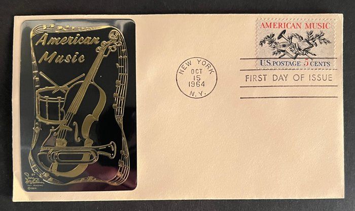 Lot 106: American Music First Day Cover