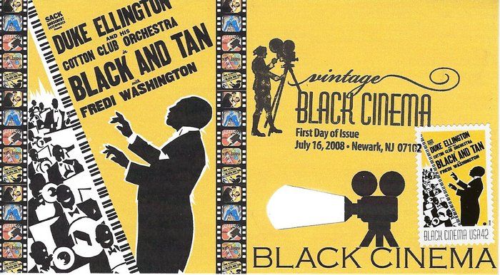 Lot 122: Black and Tan Vintage Black Cinema First Day Cover
