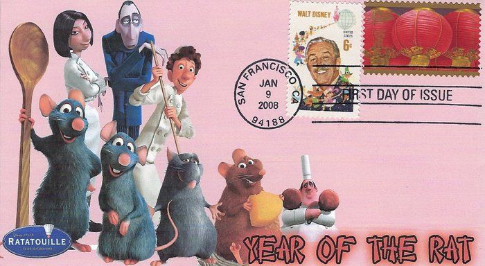 Lot 124: Ratatouille first day cover