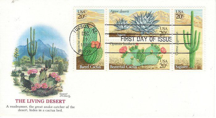 Lot 130: The Living Desert FDC