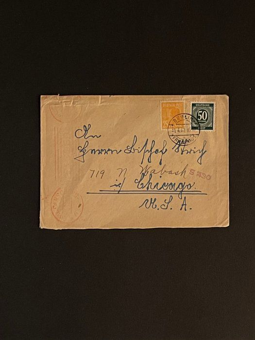 Lot 148: Vintage Germany Stamped Envelope