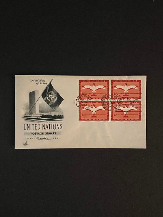 Lot 156: 1951 United Nations New York First Day Cover