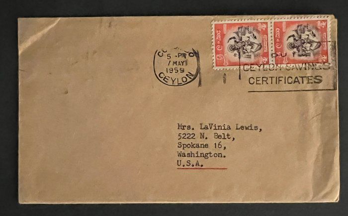 Lot 169: 1959 First Day Cover