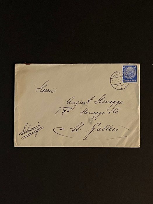 Lot 184: Vintage German Reich Stamped Envelope