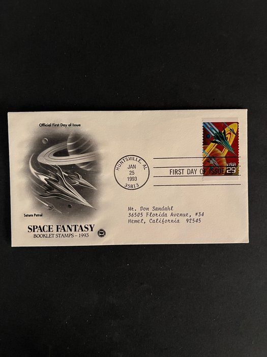 Lot 196: Space Fantasy First Day Cover
