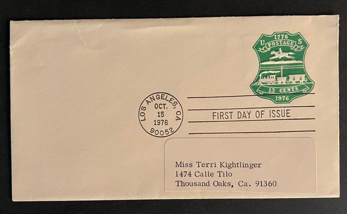 Lot 220: 1776 Postage First Day Cover
