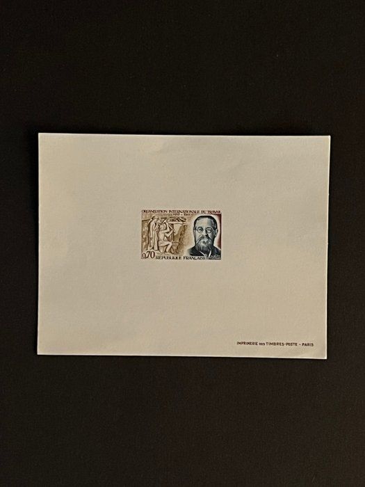 Lot 223: Vintage France Stamped Card