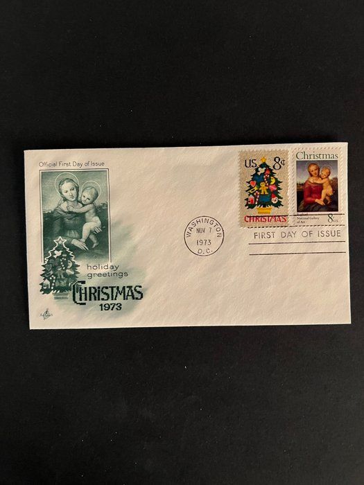 Lot 257: Christmas First Day Cover