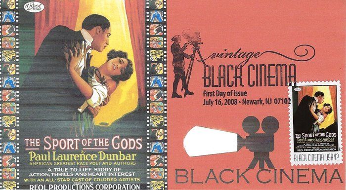 Lot 261: The Sport of The Gods Vintage Black Cinema First Day Cover