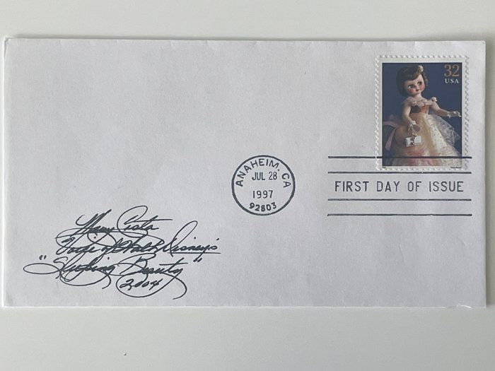 Lot 262: Sleeping Beauty Mary Costa signed cover