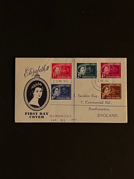 Lot 269: 1953 Coronation first day cover Queen Elizabeth II
