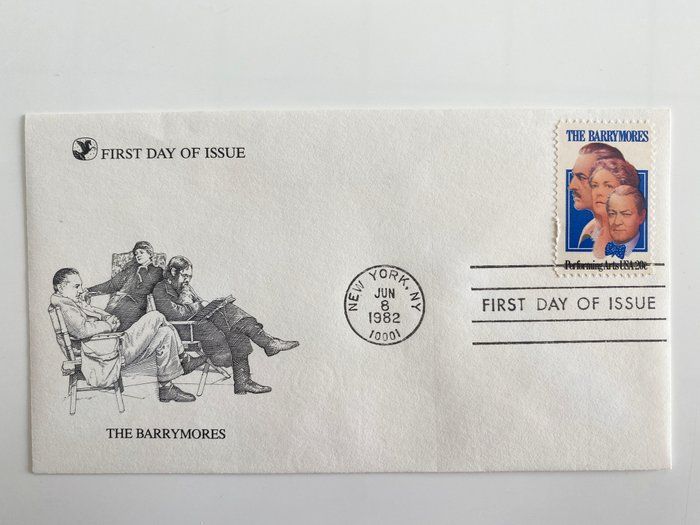 Lot 270: The Barrymores First Day Cover