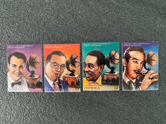Lot 310: 1996 Marconi Entertainers set of 4 mint stamps