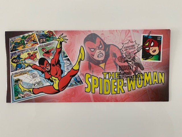 Lot 316: The Spider-Woman First Day Cover