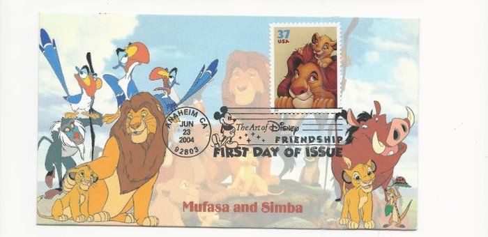Lot 318: Lion King FDC