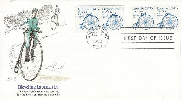 Lot 339: Bicycling in America FDC